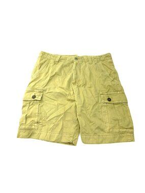 American Eagle Outfitters Mens Classic Length Khaki Cargo Shorts Size 36 10" Ins